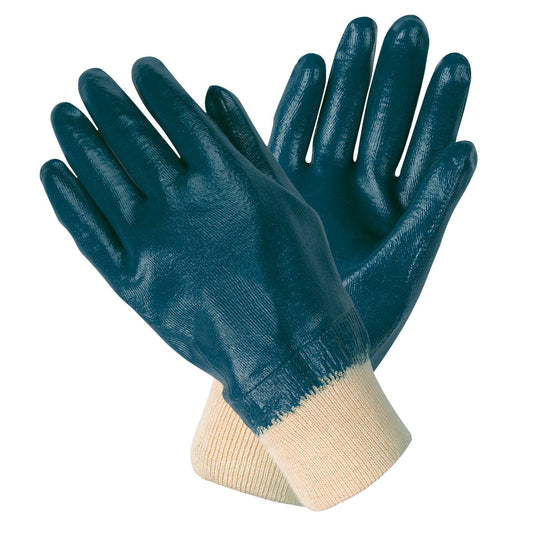 Knit Wrist Cotton Gloves - MCR Safety - Nitrile Coated