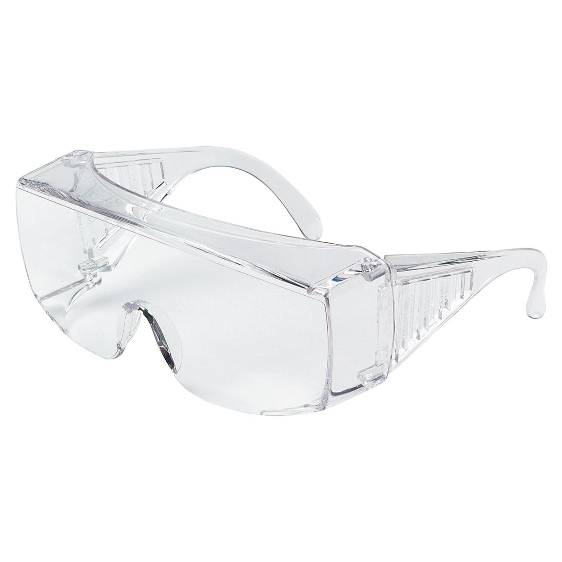 Clear Uncoated Lens Glasses - MCR Safety - Angular Coverage