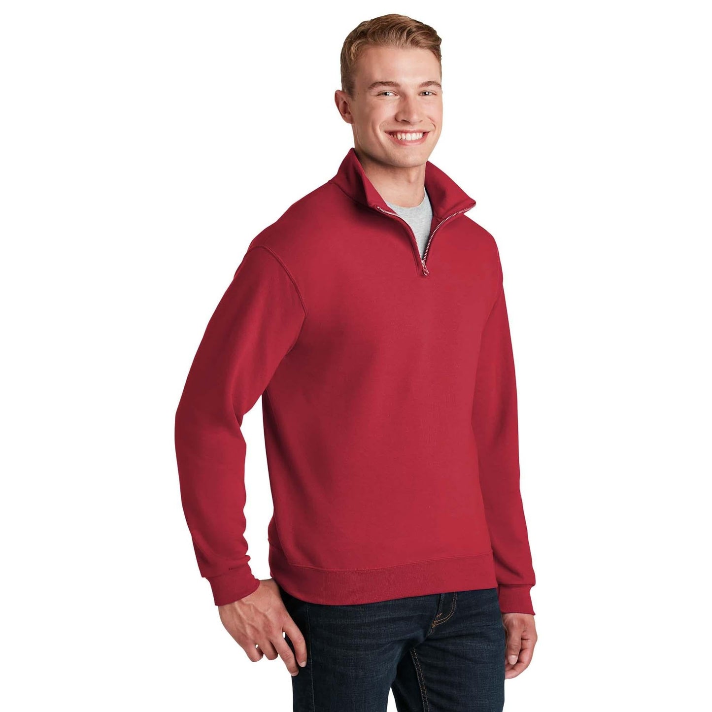 Oxford Sweatshirts - Jerzees - Stylish Cadet Collar - Durable Fabric