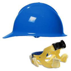 Blue Hard Hats - Bullard - High Heat, Comfortable Fit