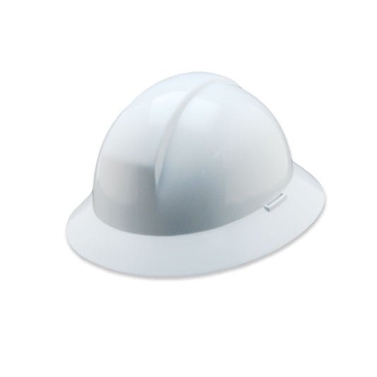 White Hard Hats - North Safety - Full Brim Coverage