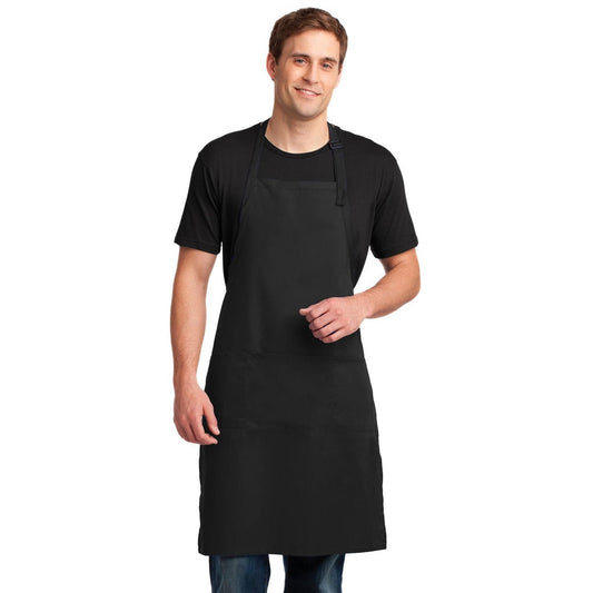 Black Aprons - Port Authority - Durable Fabric - Stain Resistant