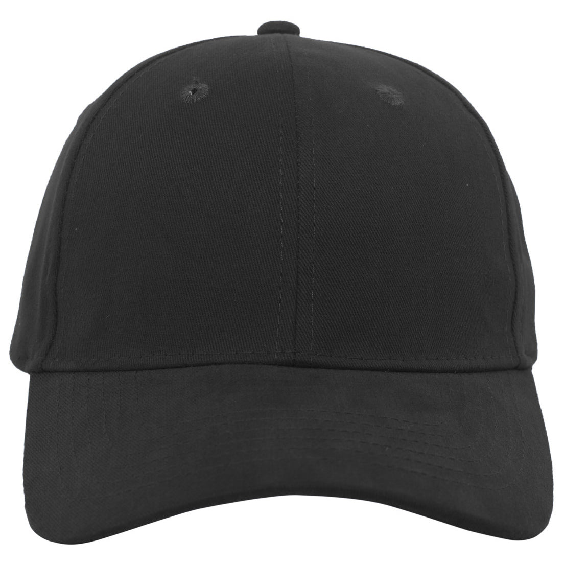Black Ball Cap - Pacific Headwear - Adjustable Fit