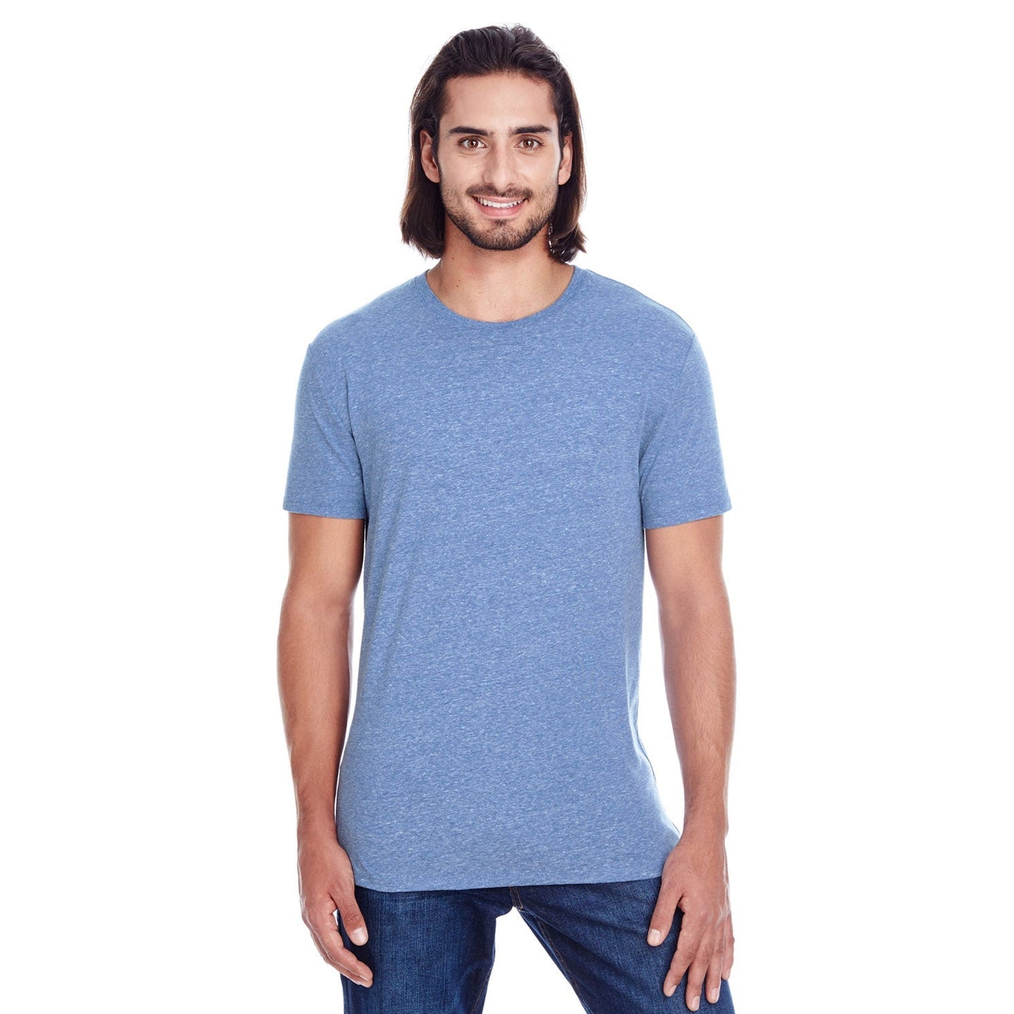 Black Triblend T-Shirts - Threadfast - Eco-Friendly Fit