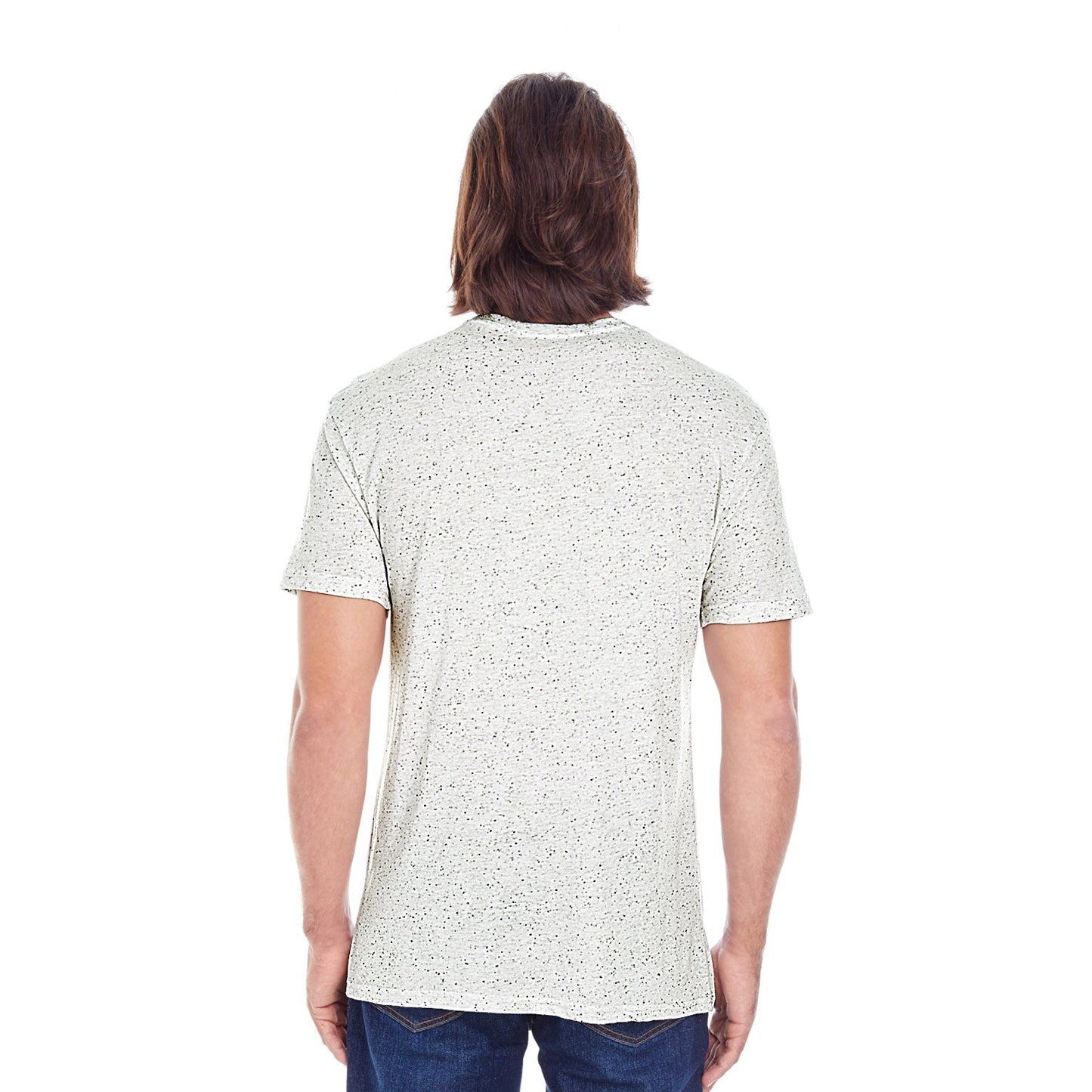 Black Fleck T-Shirt - Threadfast - Soft Blend Fabric