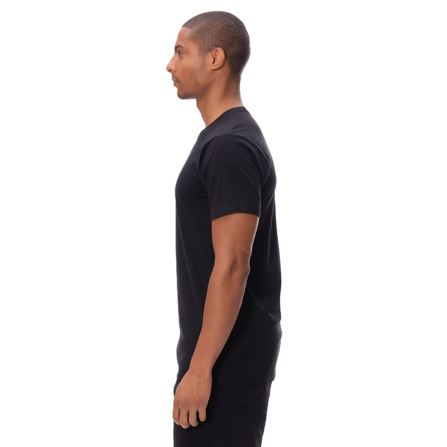 Black T-Shirts - Threadfast - Soft Cotton Blend