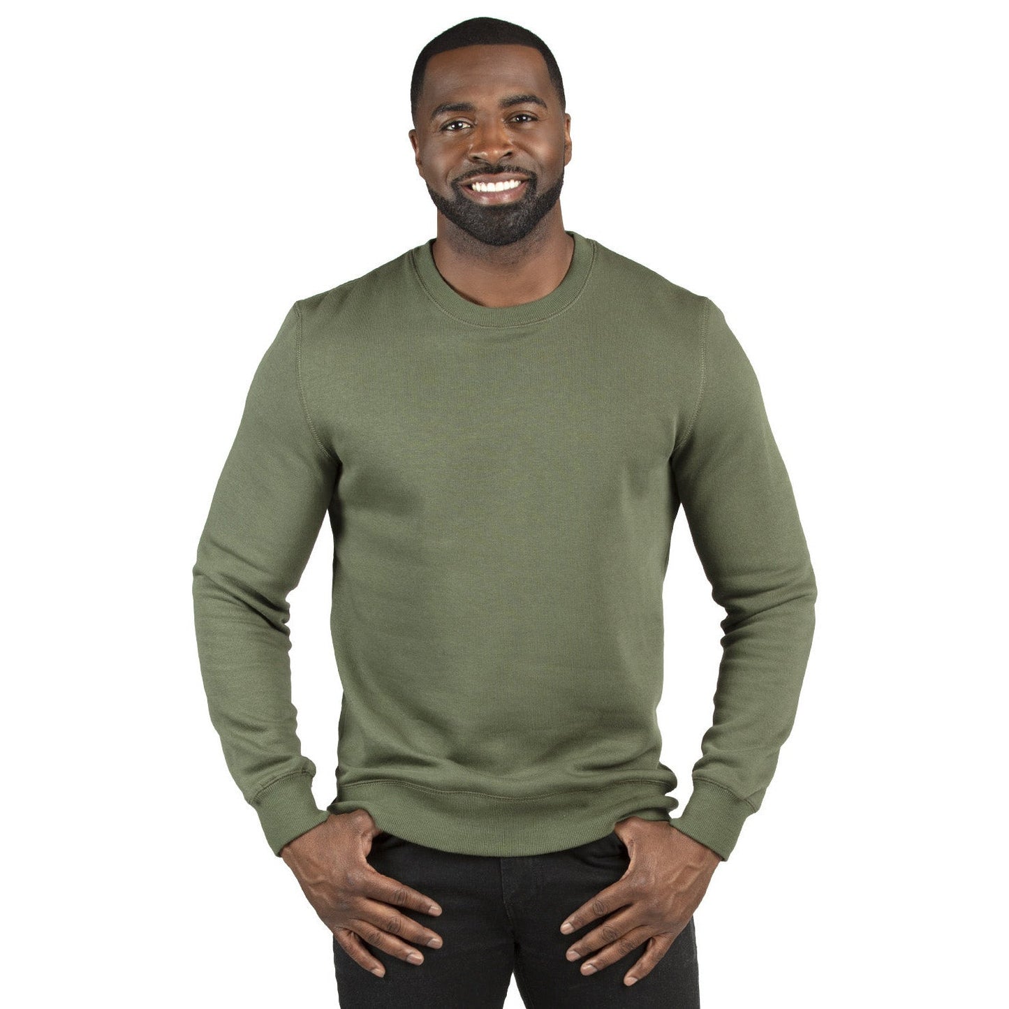 Black Sweatshirts - Threadfast - Comfortable Fit