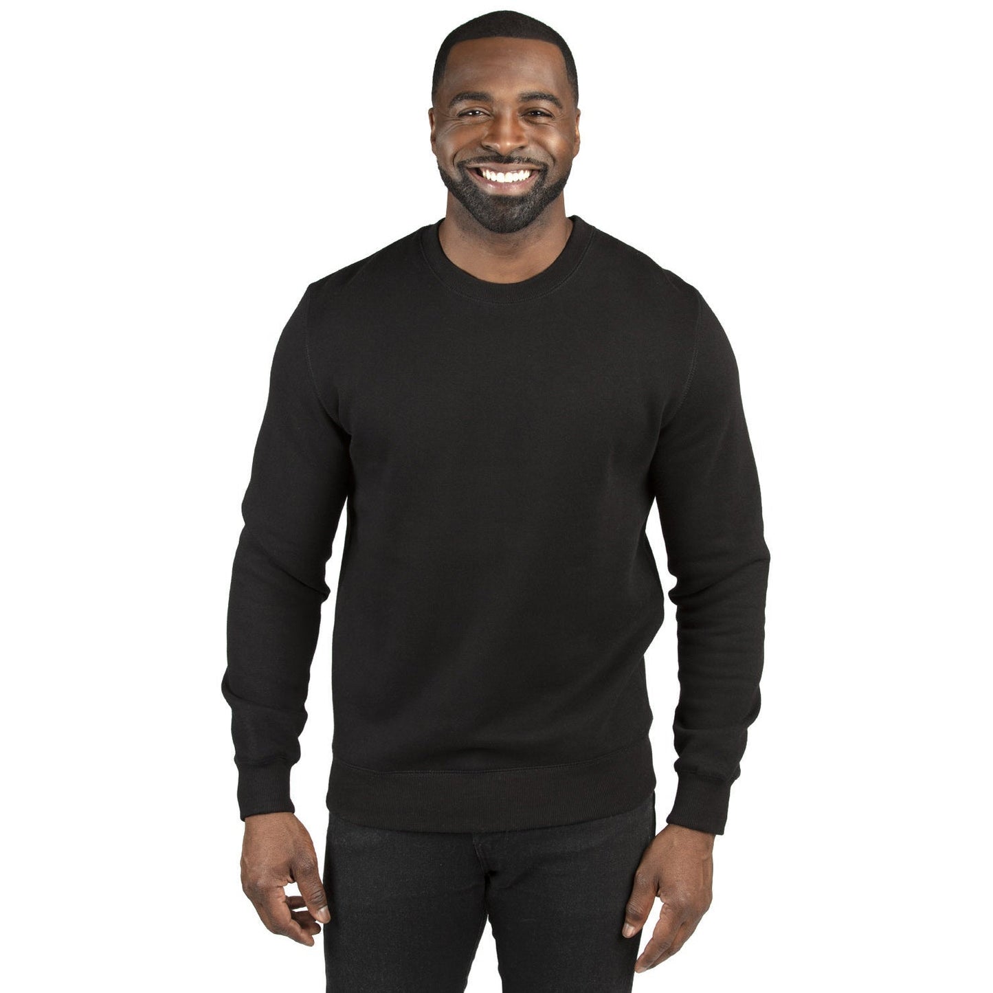 Black Sweatshirts - Threadfast - Comfortable Fit