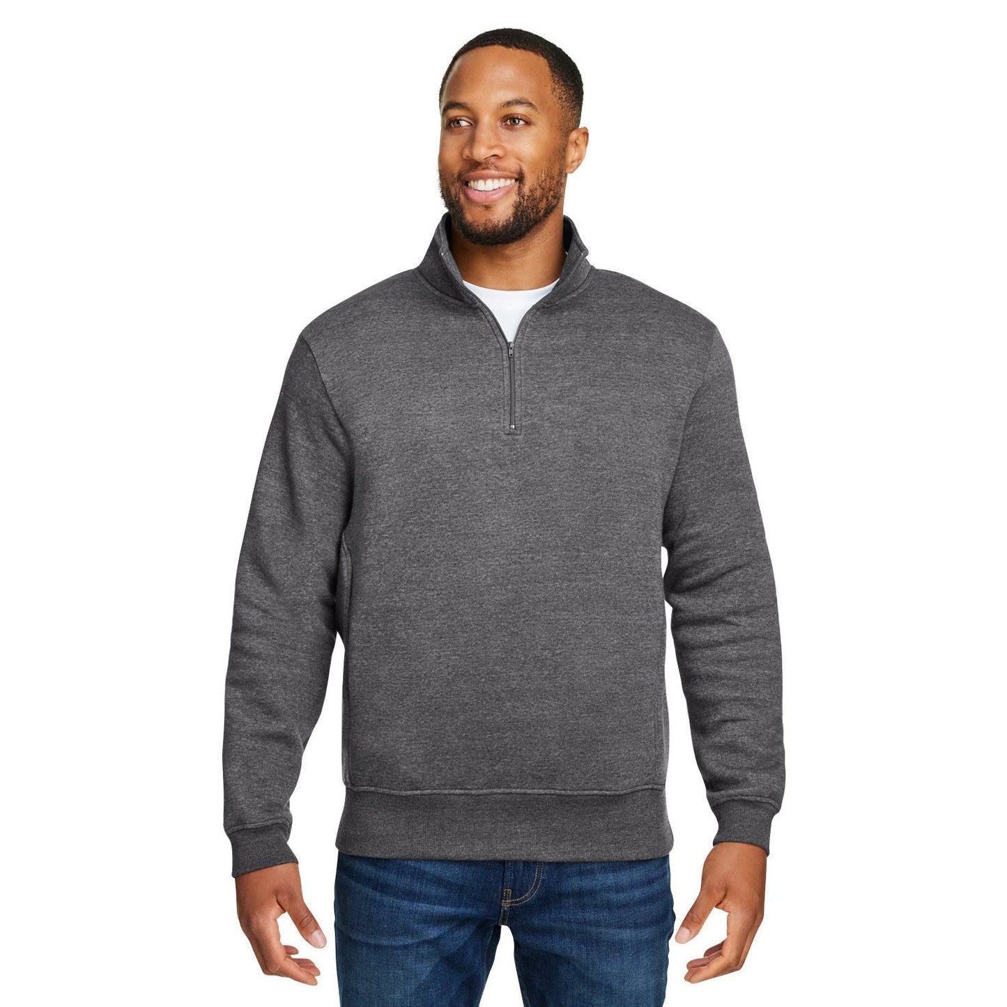 Black Sweatshirts - Threadfast - Cozy Fleece Design