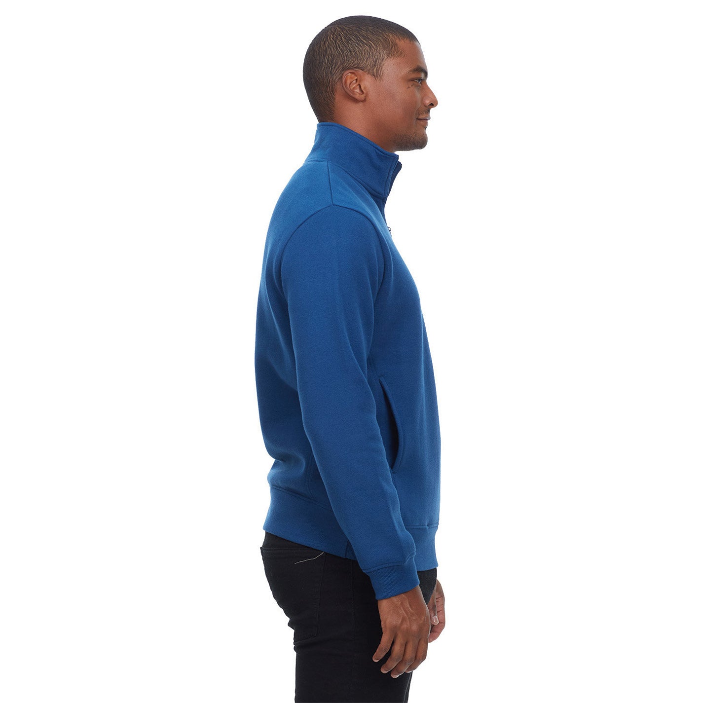 Black Sweatshirts - Threadfast - Cozy Fleece Design