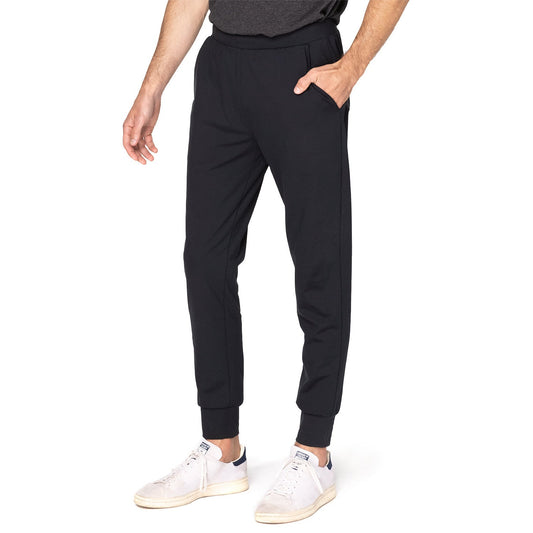 Black Heather Sweatpants - Threadfast - Eco-Friendly Fit