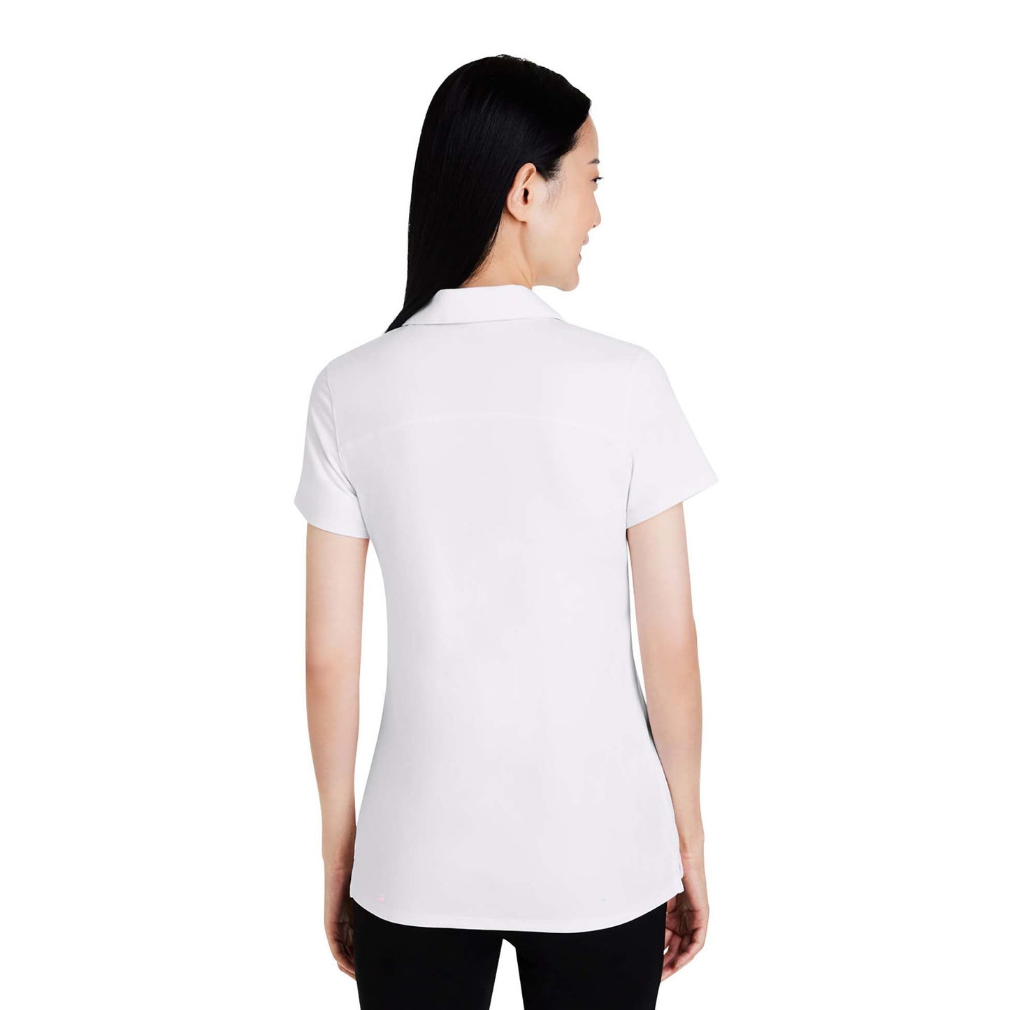 Puma Black Heather Polo - PUMA - Moisture Wicking