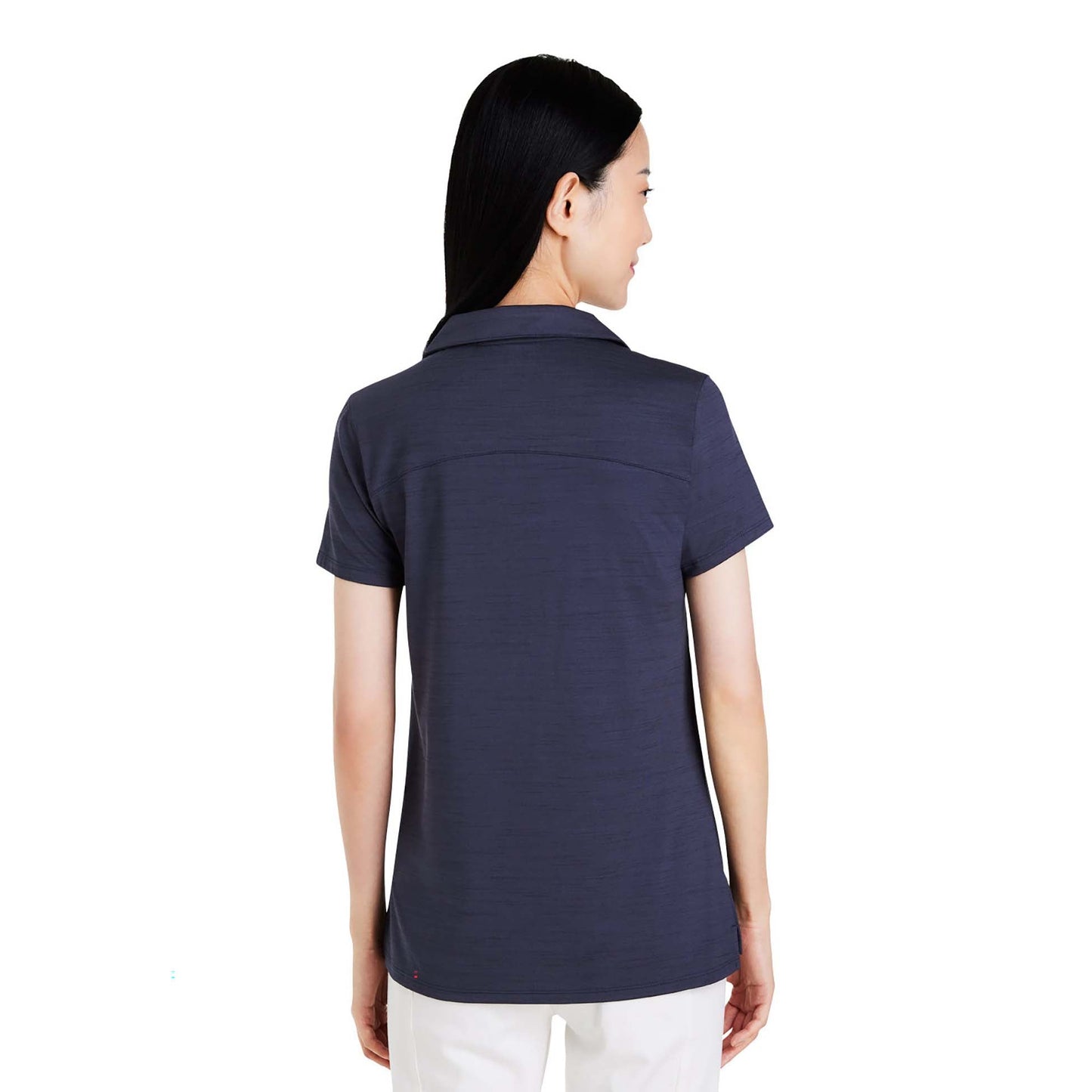 Puma Black Heather Polo - PUMA - Moisture Wicking