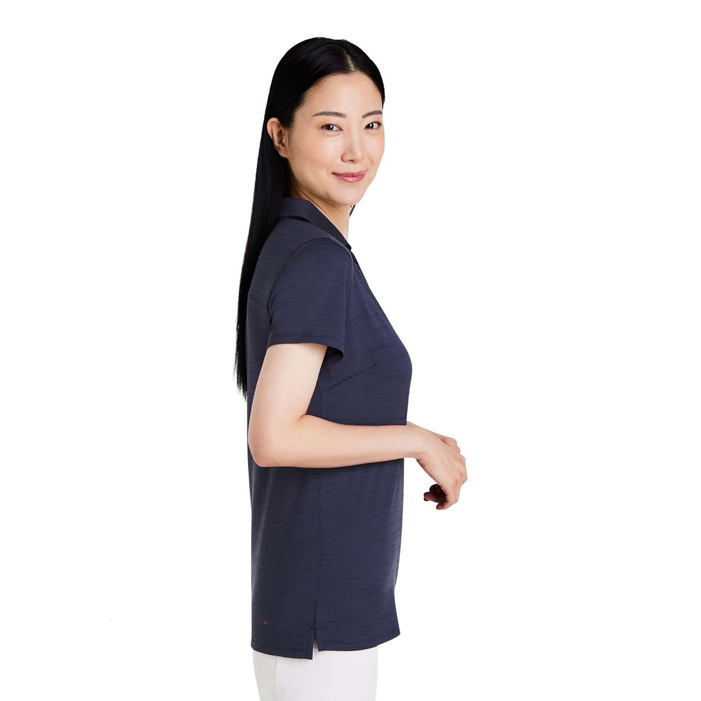 Puma Black Heather Polo - PUMA - Moisture Wicking
