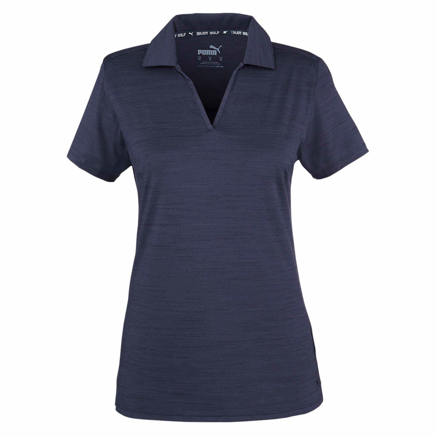 Puma Black Heather Polo - PUMA - Moisture Wicking