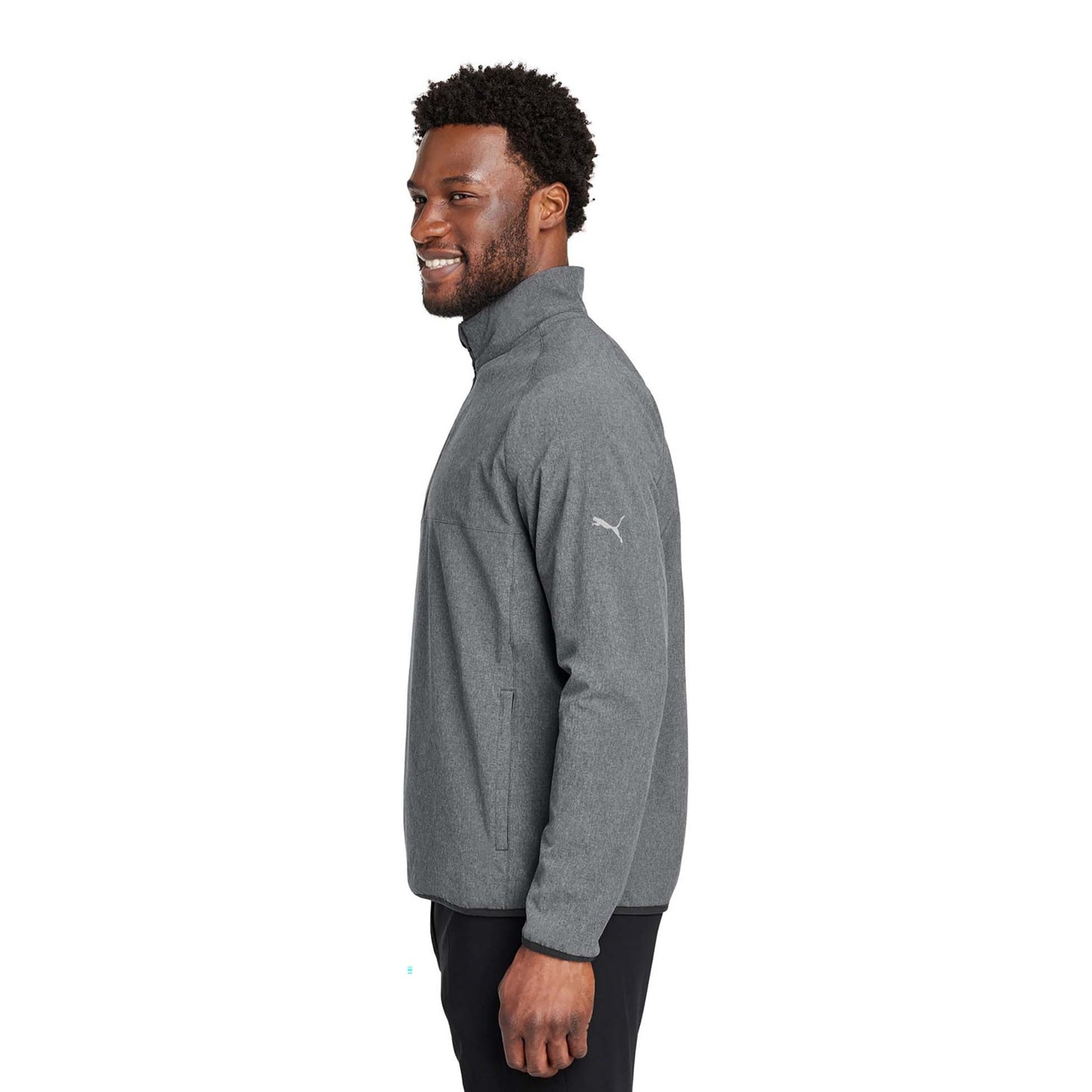 Puma Black Heather Sweatshirt - PUMA - Cozy Design