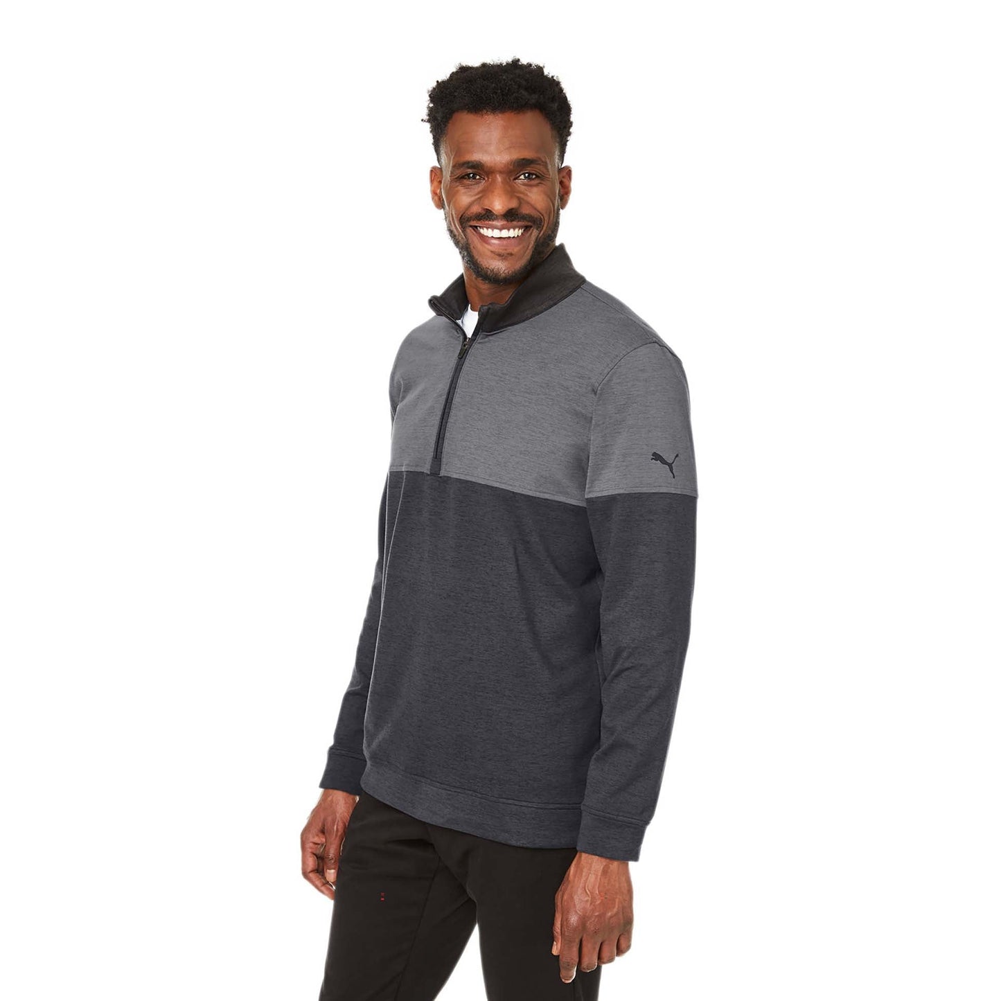 Puma Black Sweatshirt - PUMA Golf - Cloudspun Fabric