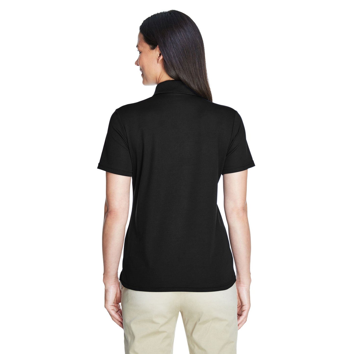 Black Polo Shirt - Core 365 - Performance Pique