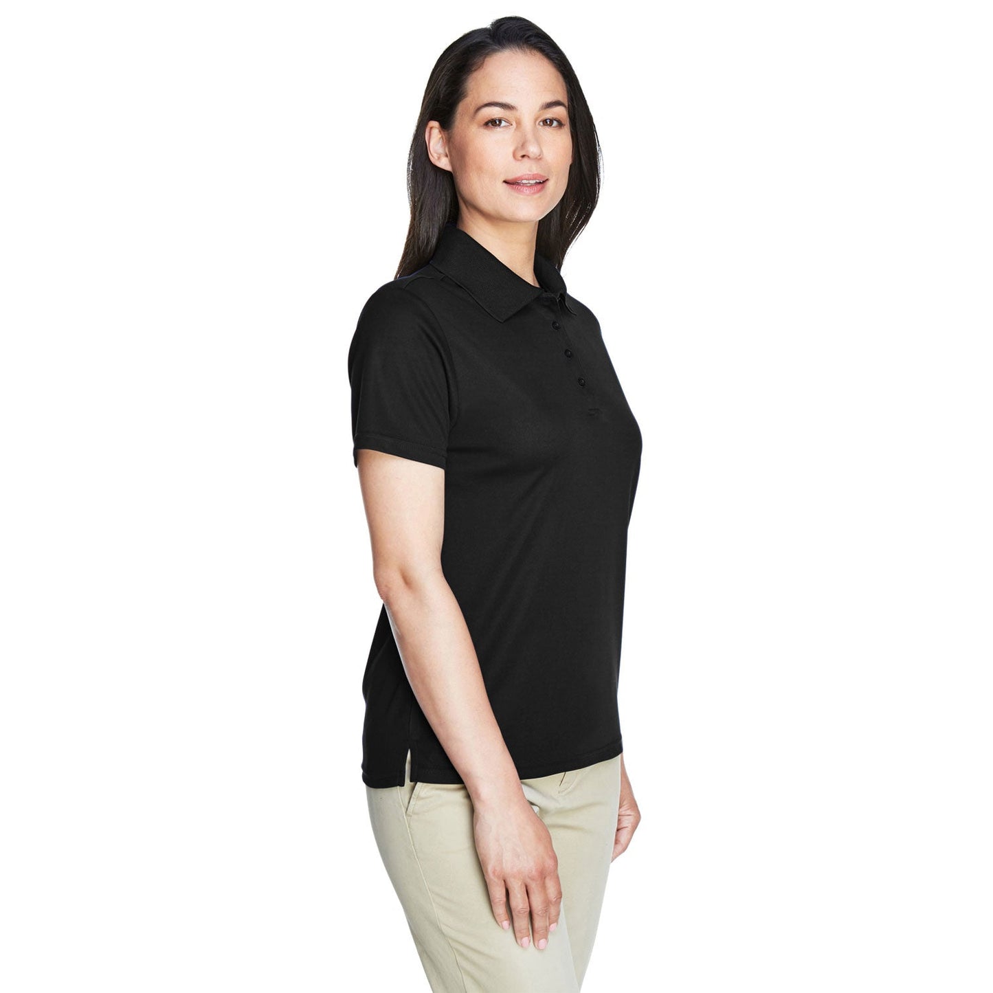 Black Polo Shirt - Core 365 - Performance Pique