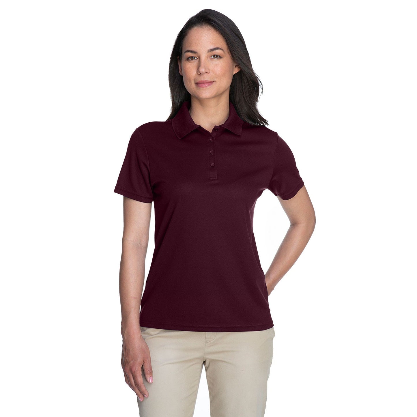 Black Polo Shirt - Core 365 - Performance Pique