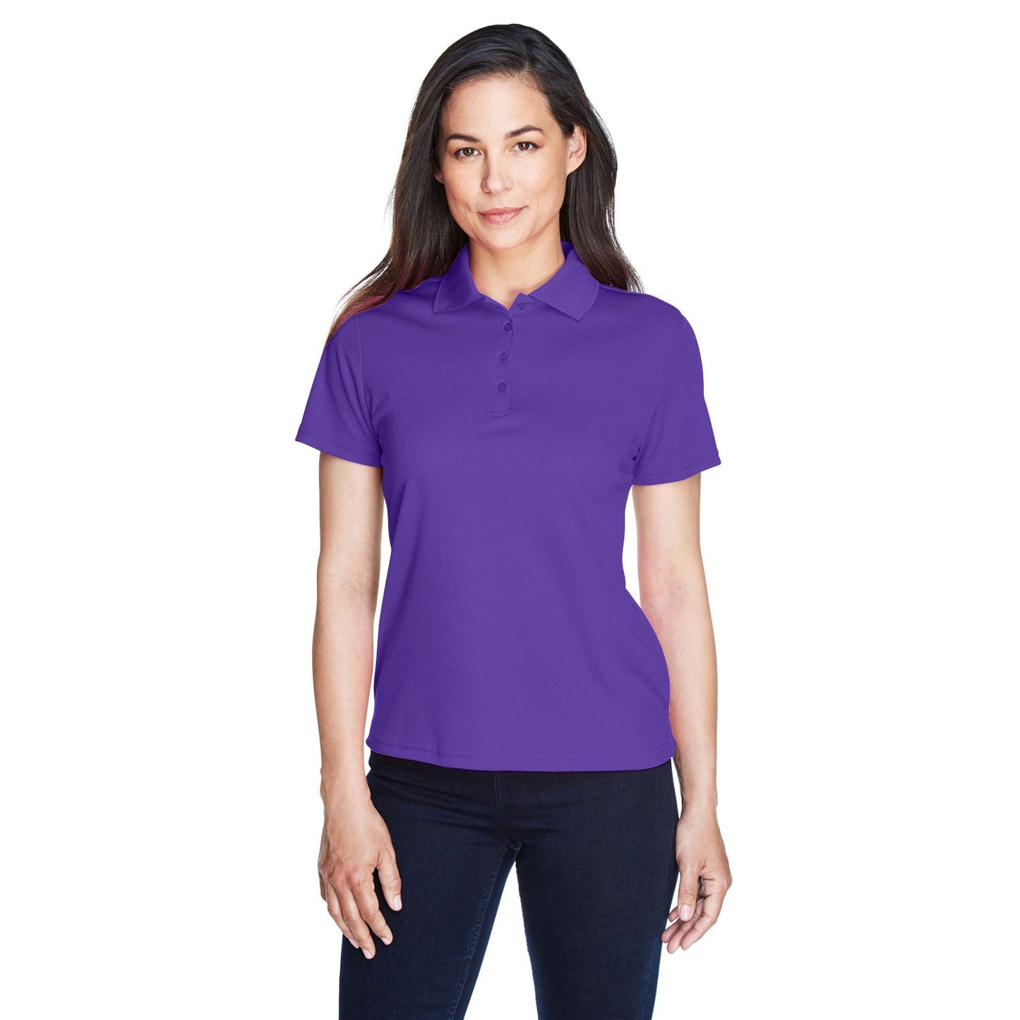 Black Polo Shirt - Core 365 - Performance Pique