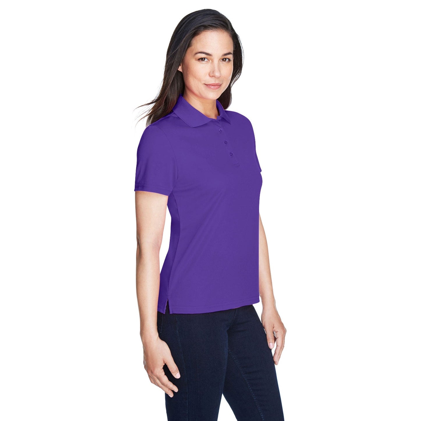 Black Polo Shirt - Core 365 - Performance Pique