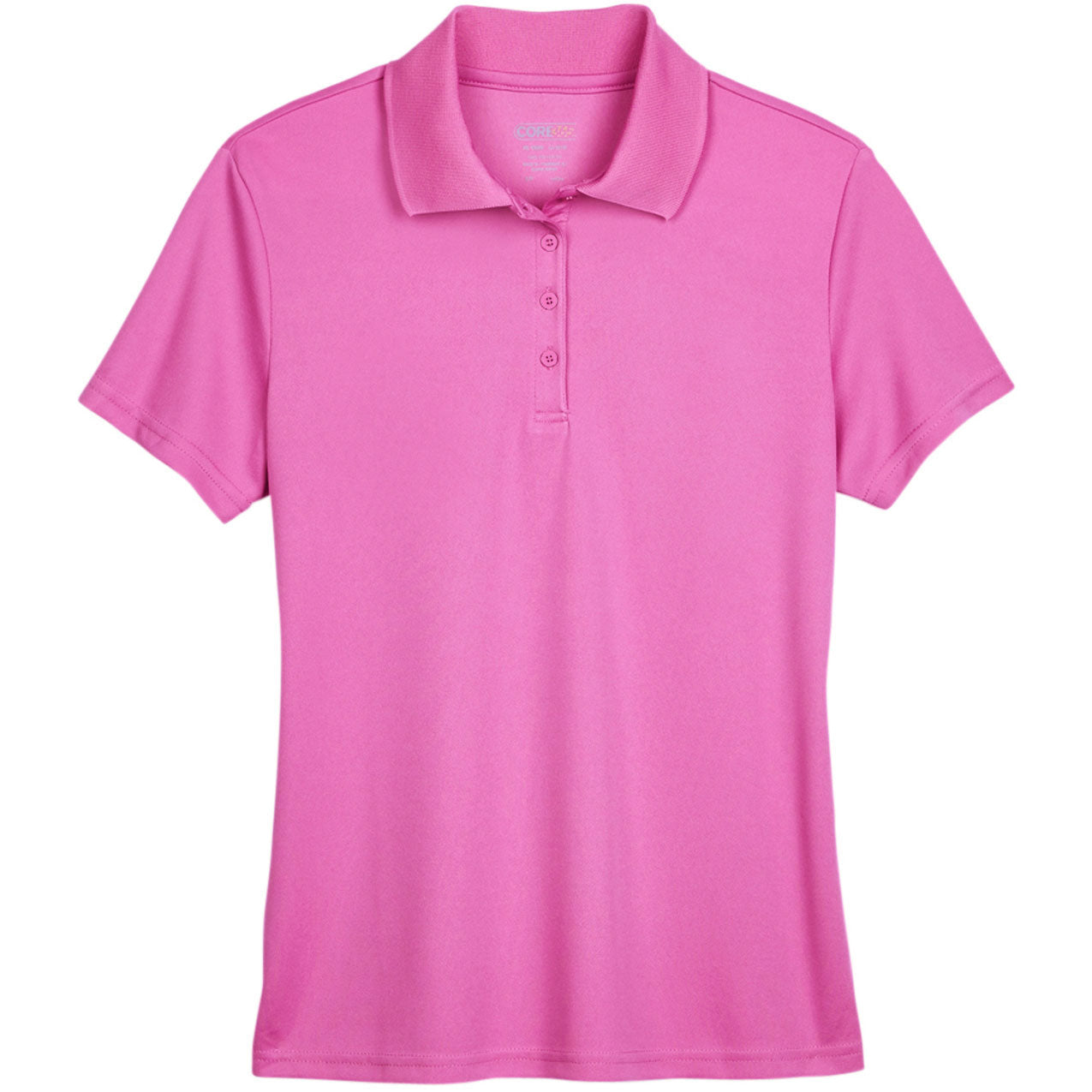 Black Polo Shirt - Core 365 - Performance Pique