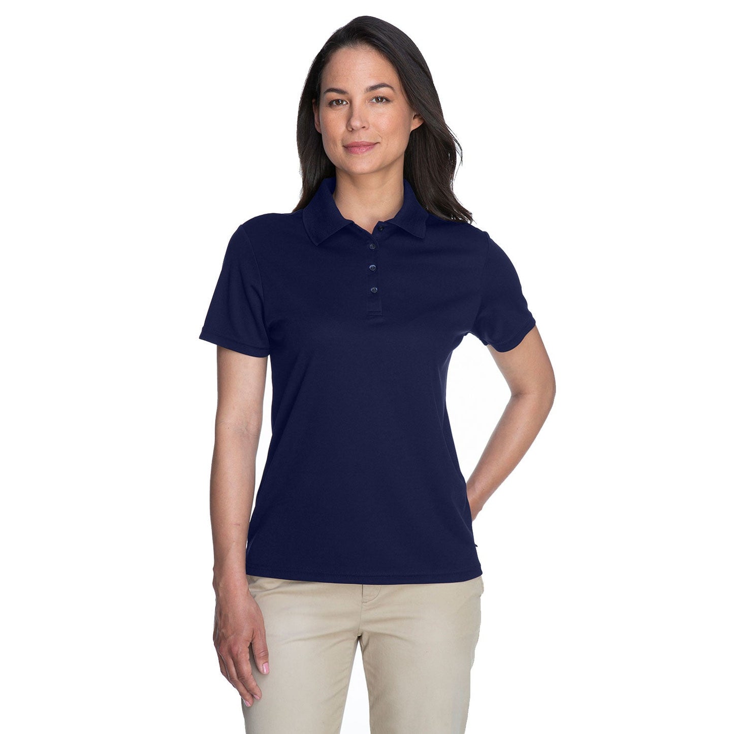 Black Polo Shirt - Core 365 - Performance Pique