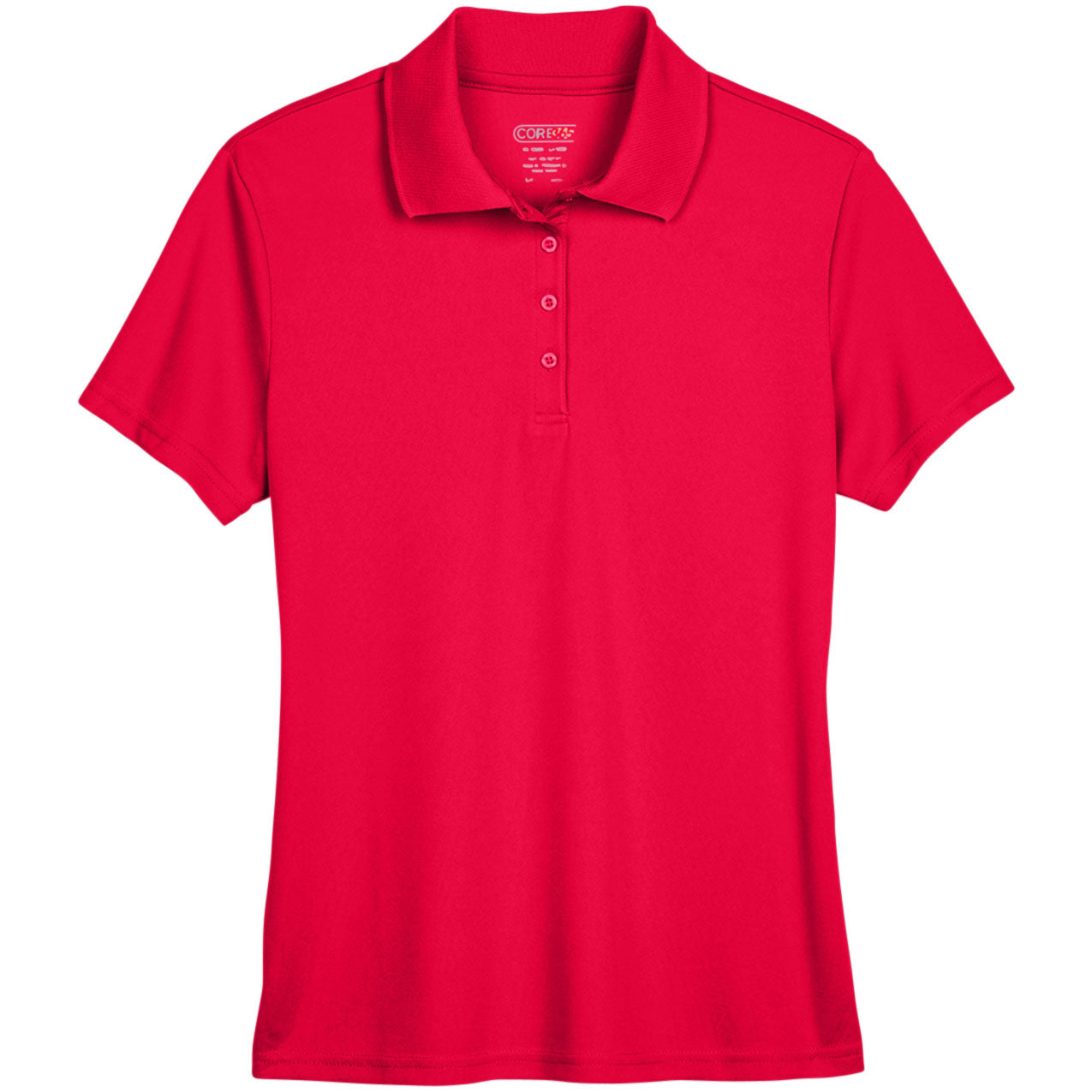 Black Polo Shirt - Core 365 - Performance Pique