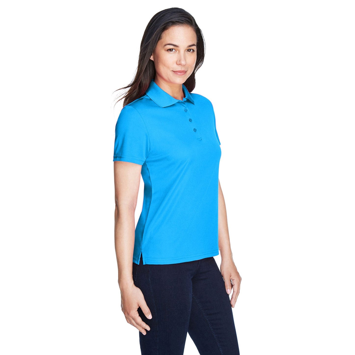 Black Polo Shirt - Core 365 - Performance Pique