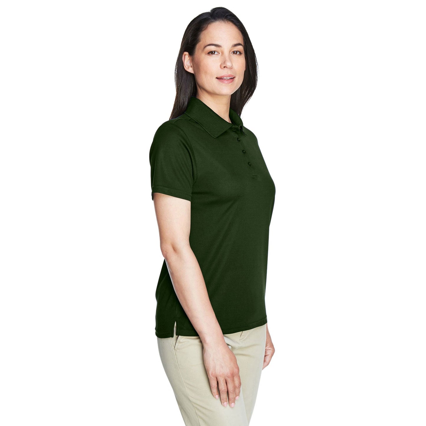 Black Polo Shirt - Core 365 - Performance Pique