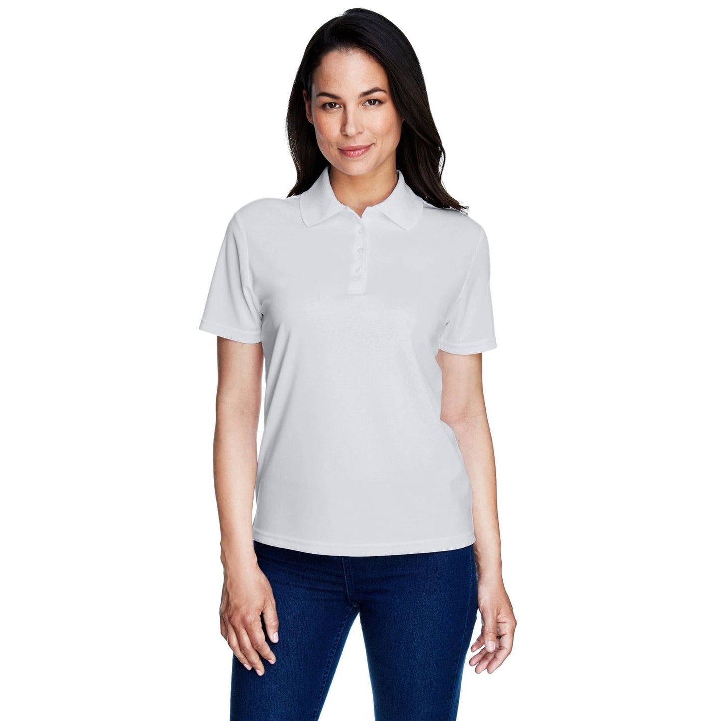 Black Polo Shirt - Core 365 - Performance Pique