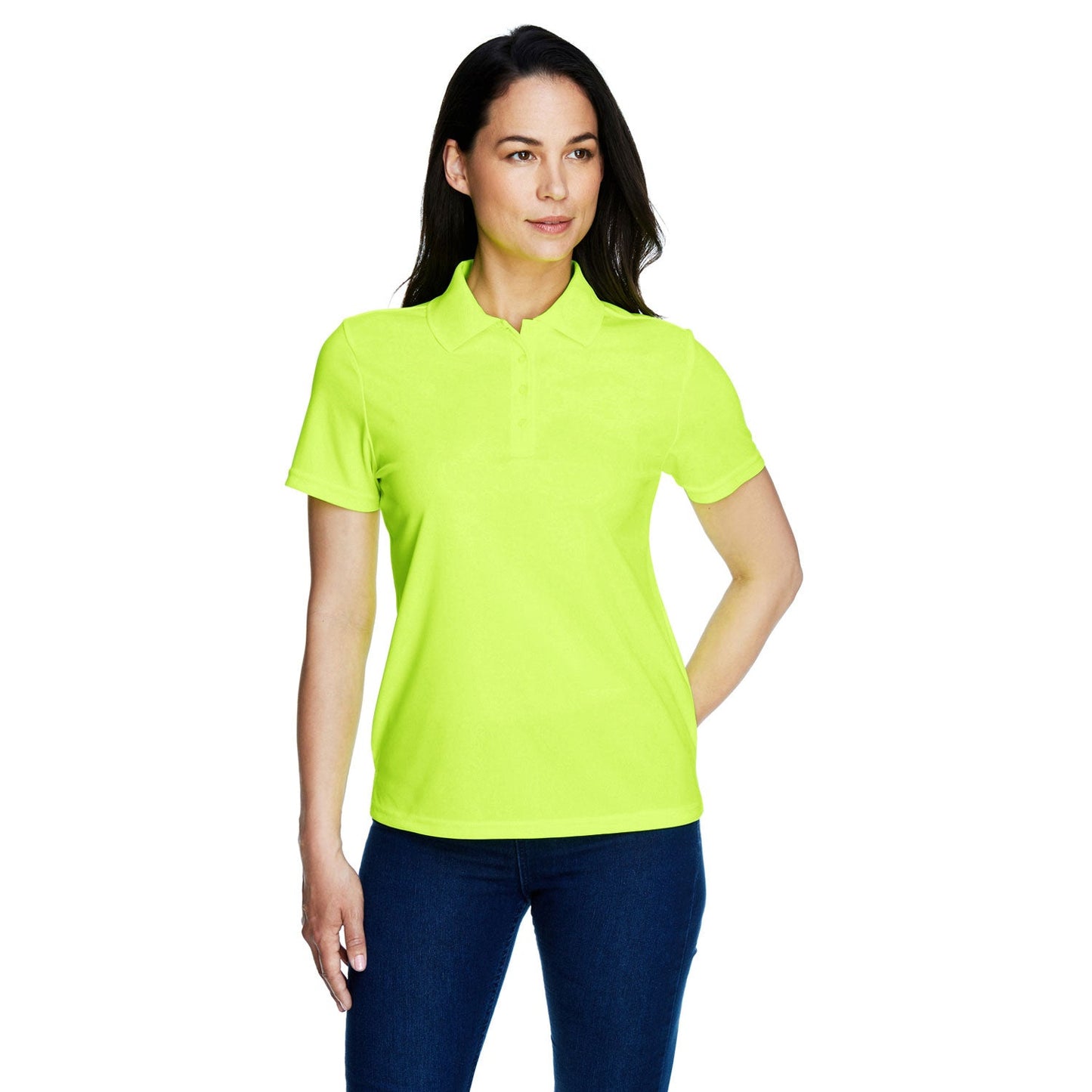 Black Polo Shirt - Core 365 - Performance Pique