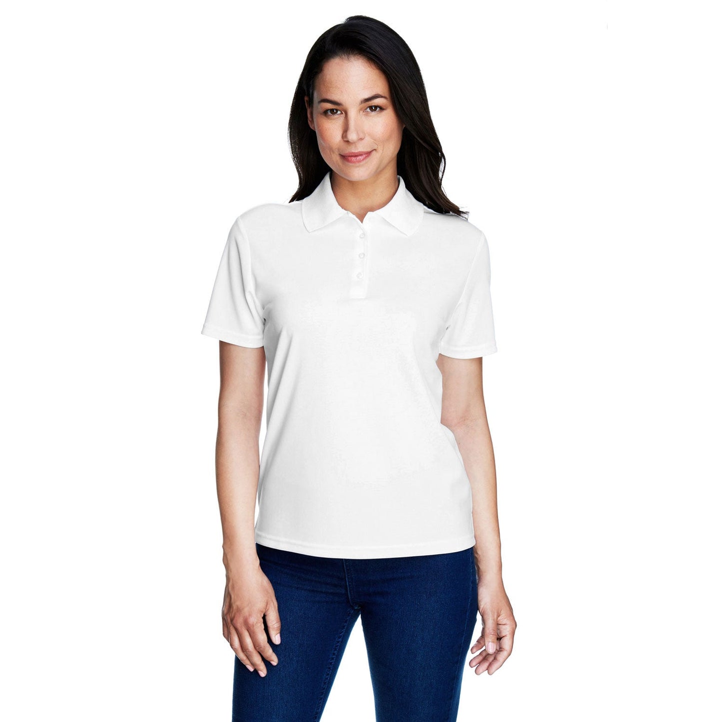 Black Polo Shirt - Core 365 - Performance Pique