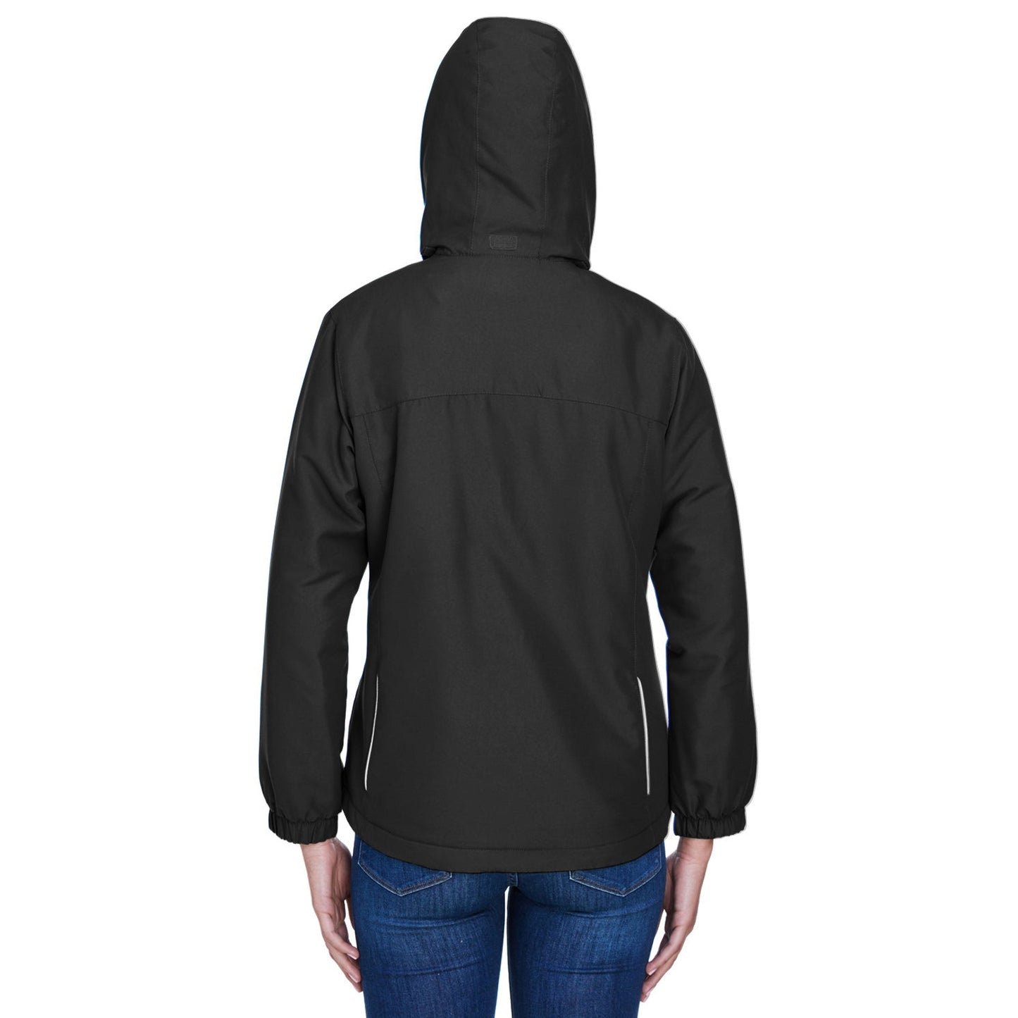 Black Insulated Jacket - Core 365 - Soft Warmth
