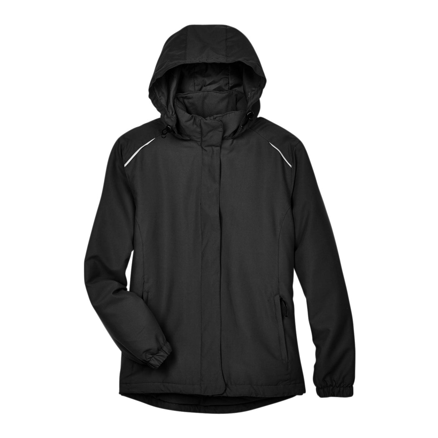 Black Insulated Jacket - Core 365 - Soft Warmth