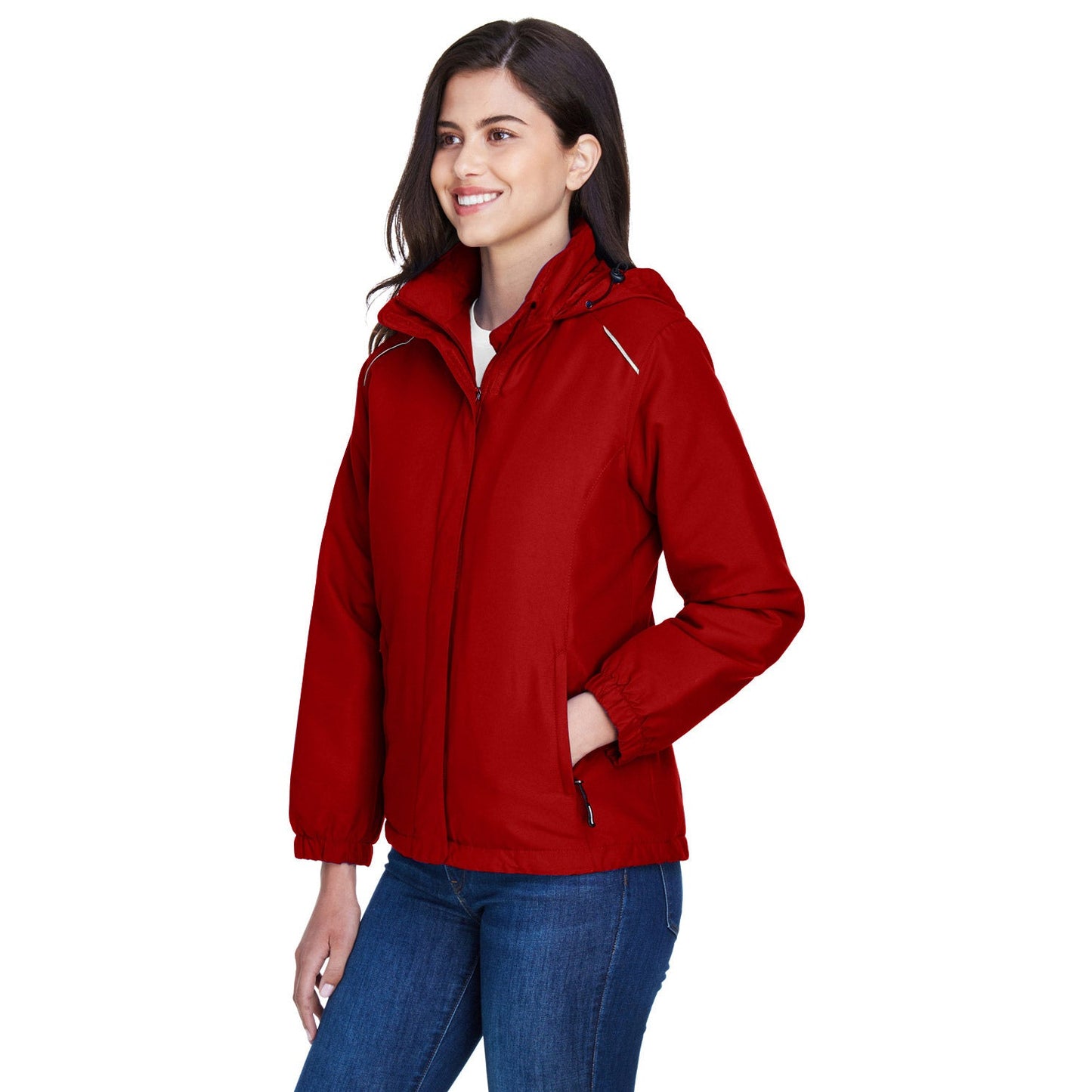 Black Insulated Jacket - Core 365 - Soft Warmth