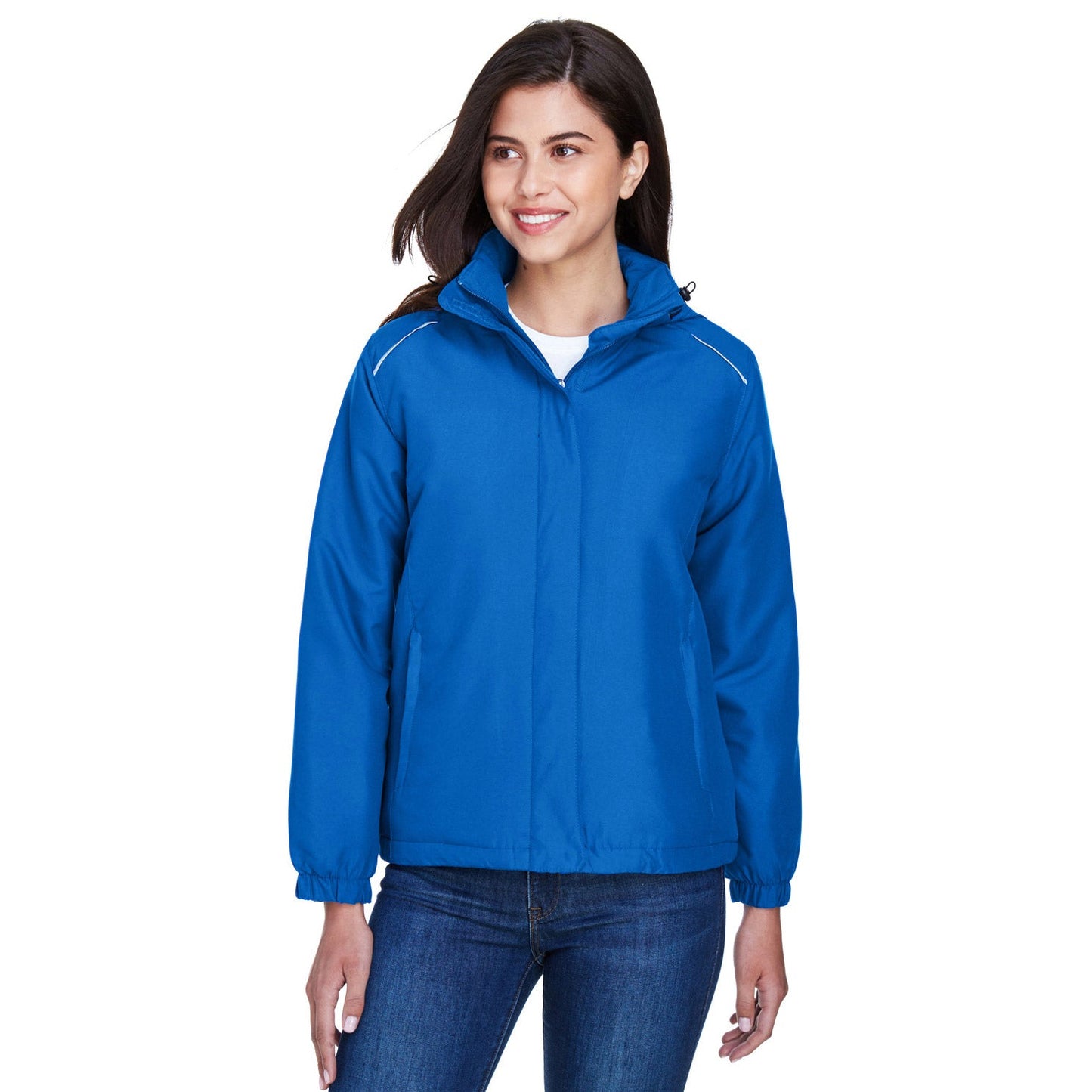 Black Insulated Jacket - Core 365 - Soft Warmth