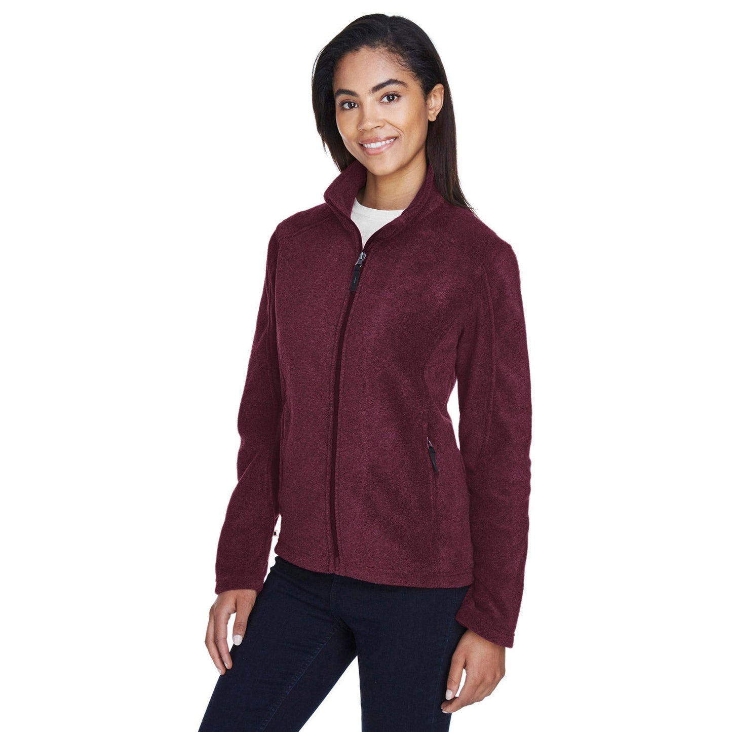Black Fleece Jacket - Core 365 - Comfortable Design
