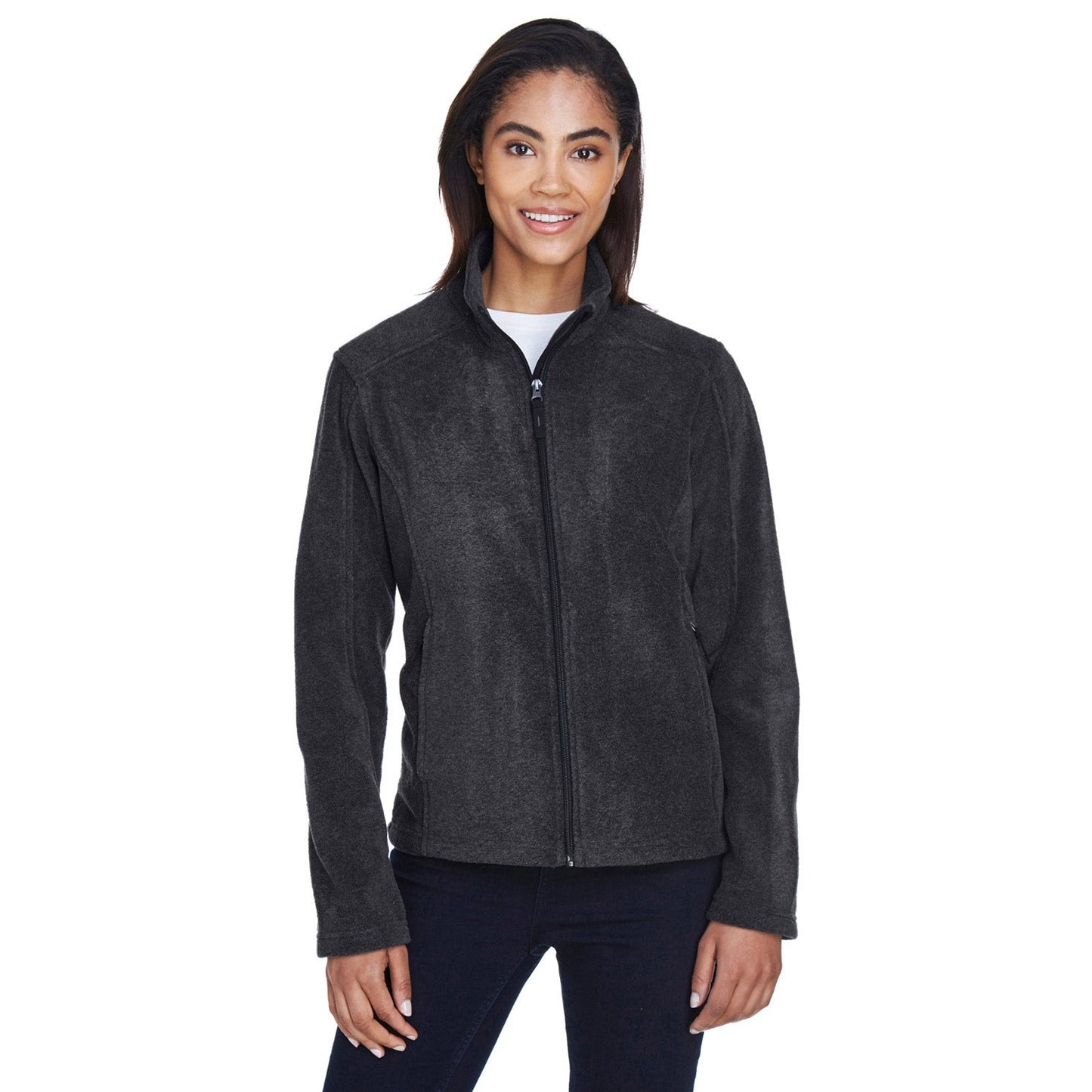 Black Fleece Jacket - Core 365 - Comfortable Design