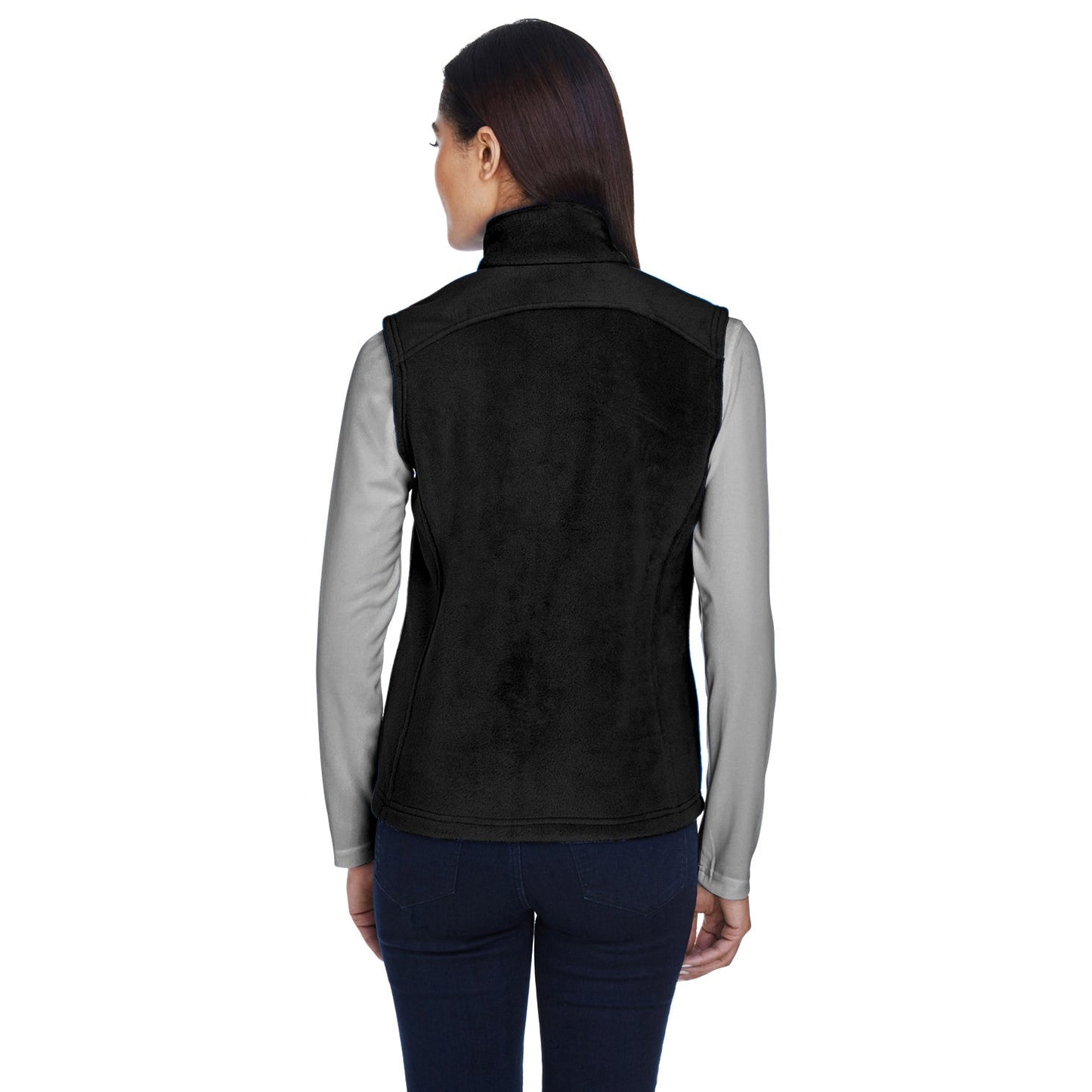 Black Fleece Vest - Core 365 - Warm Chin Guard - Cozy Wear