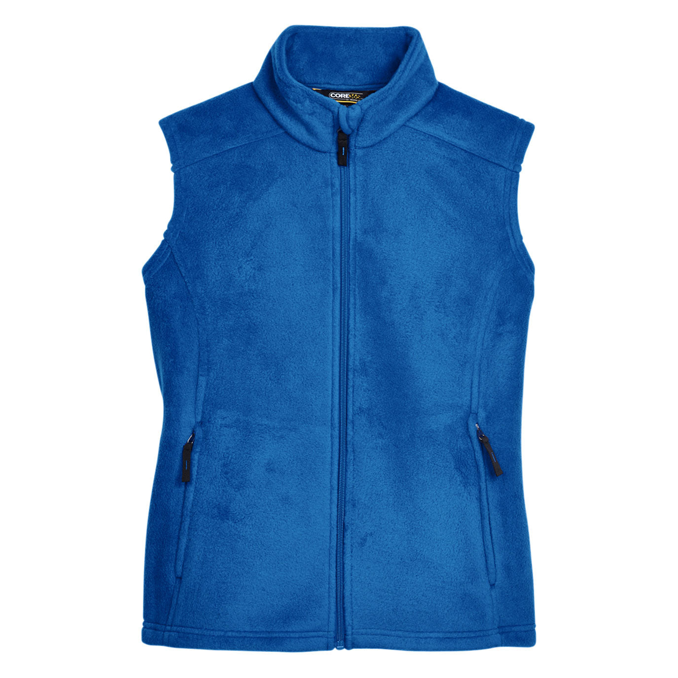 Black Fleece Vest - Core 365 - Warm Chin Guard - Cozy Wear