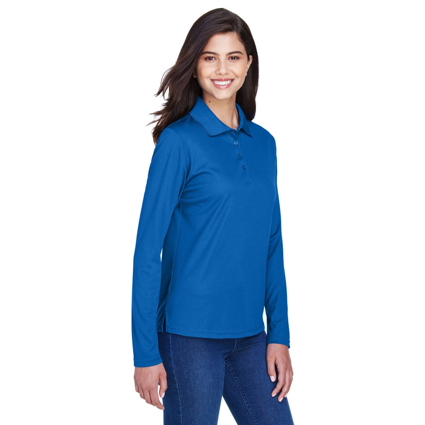 Black Performance Polo - Core 365 - Moisture-wicking
