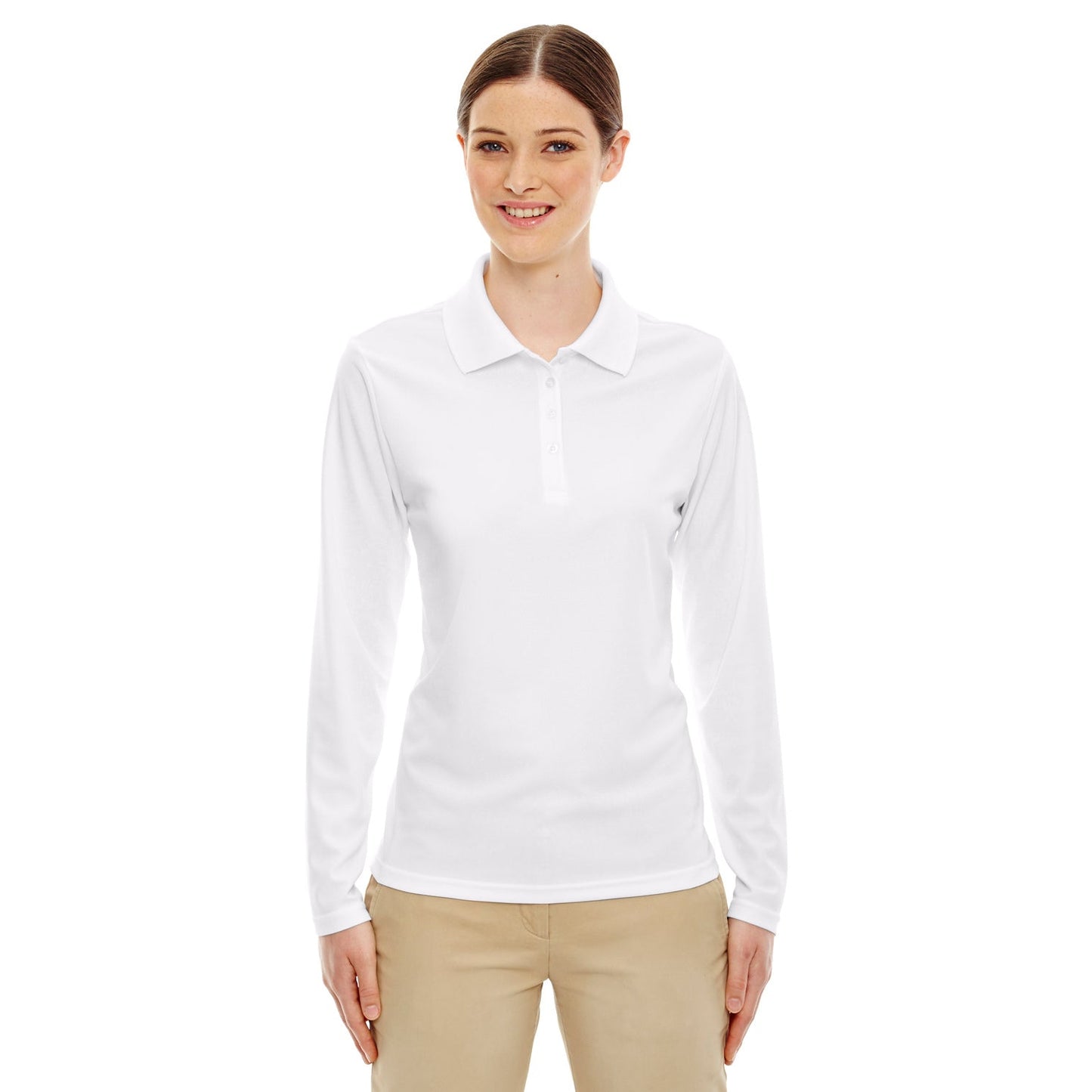 Black Performance Polo - Core 365 - Moisture-wicking