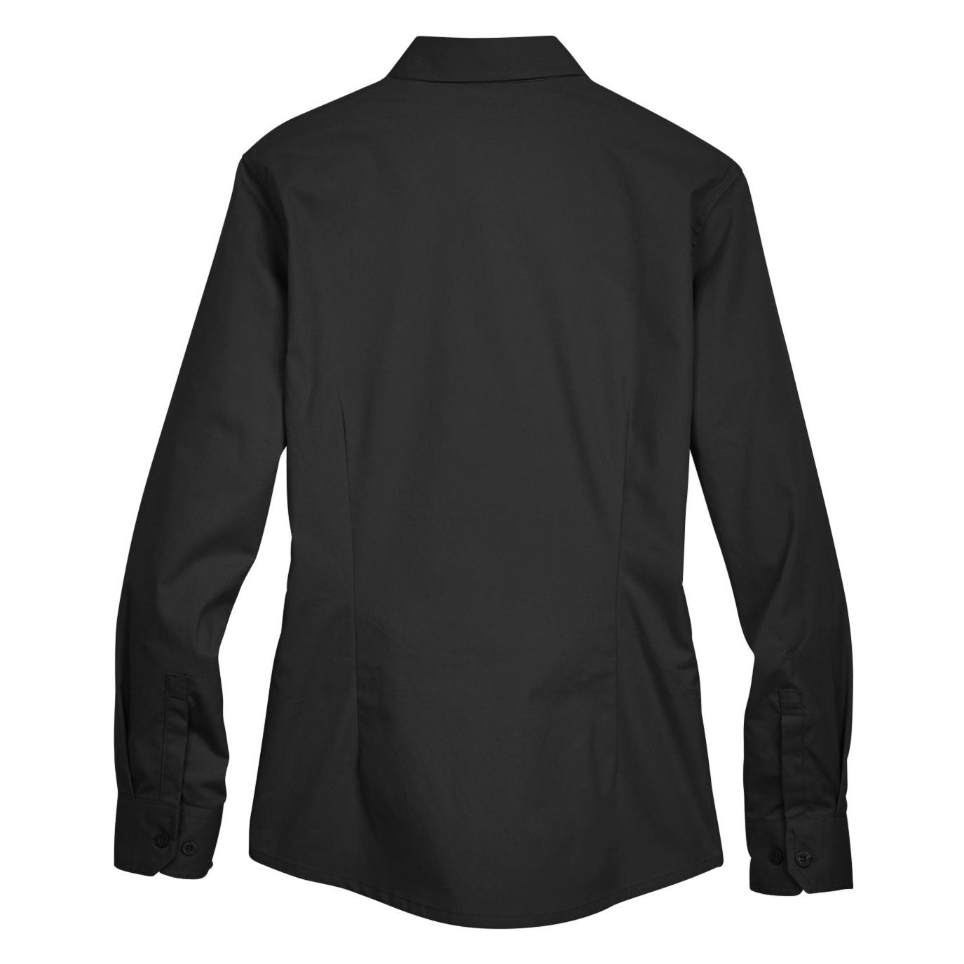 Black Button Up Shirt - Core 365 - Lightweight Twill