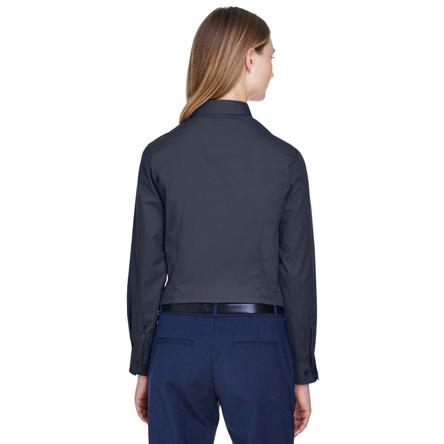 Black Button Up Shirt - Core 365 - Lightweight Twill