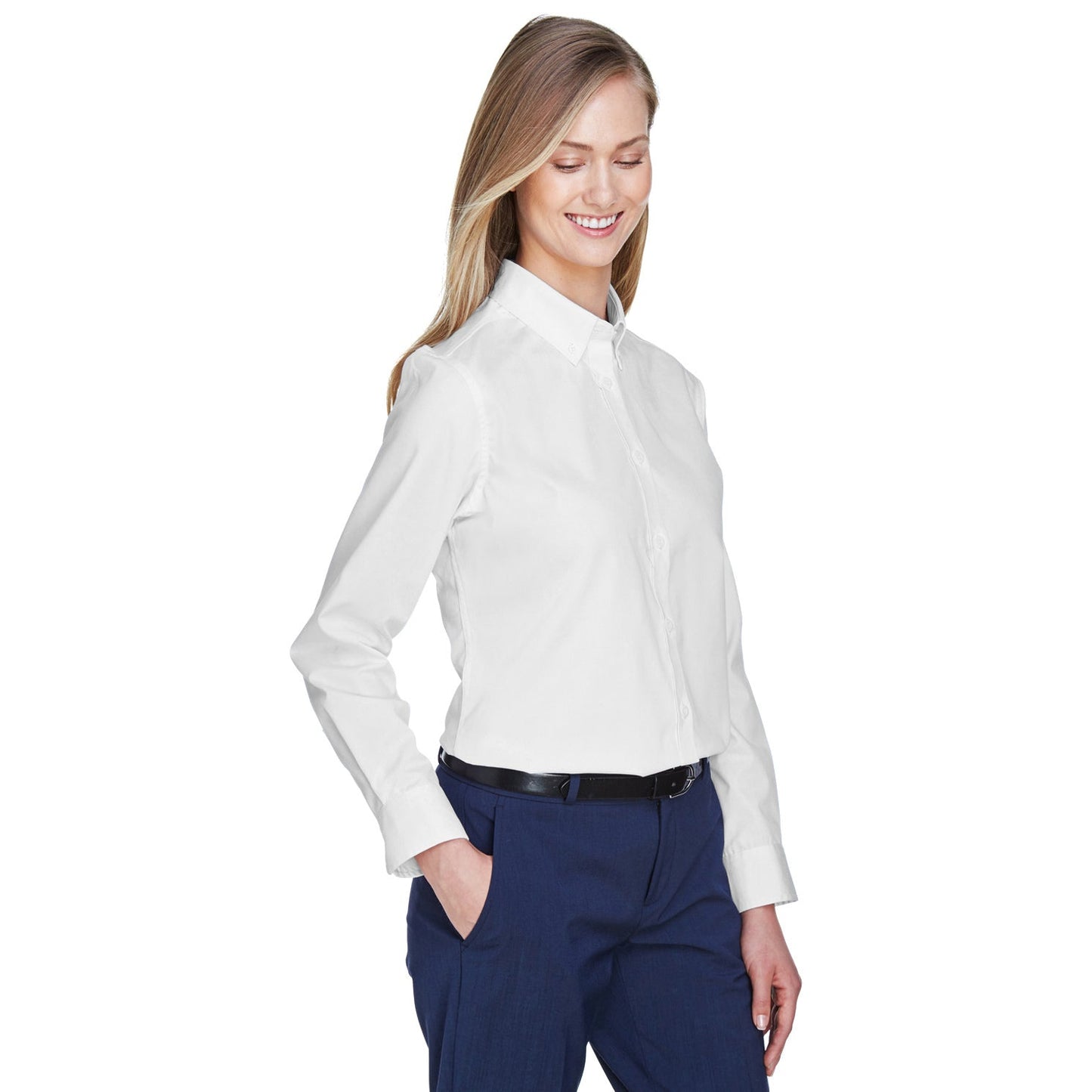 Black Button Up Shirt - Core 365 - Lightweight Twill