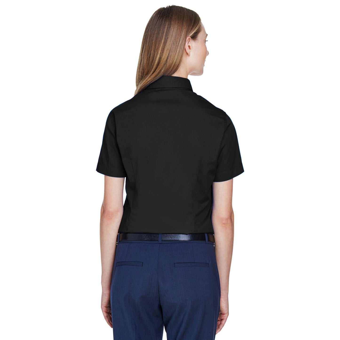 Black Button Up Shirts - Core 365 - Short Sleeve Twill