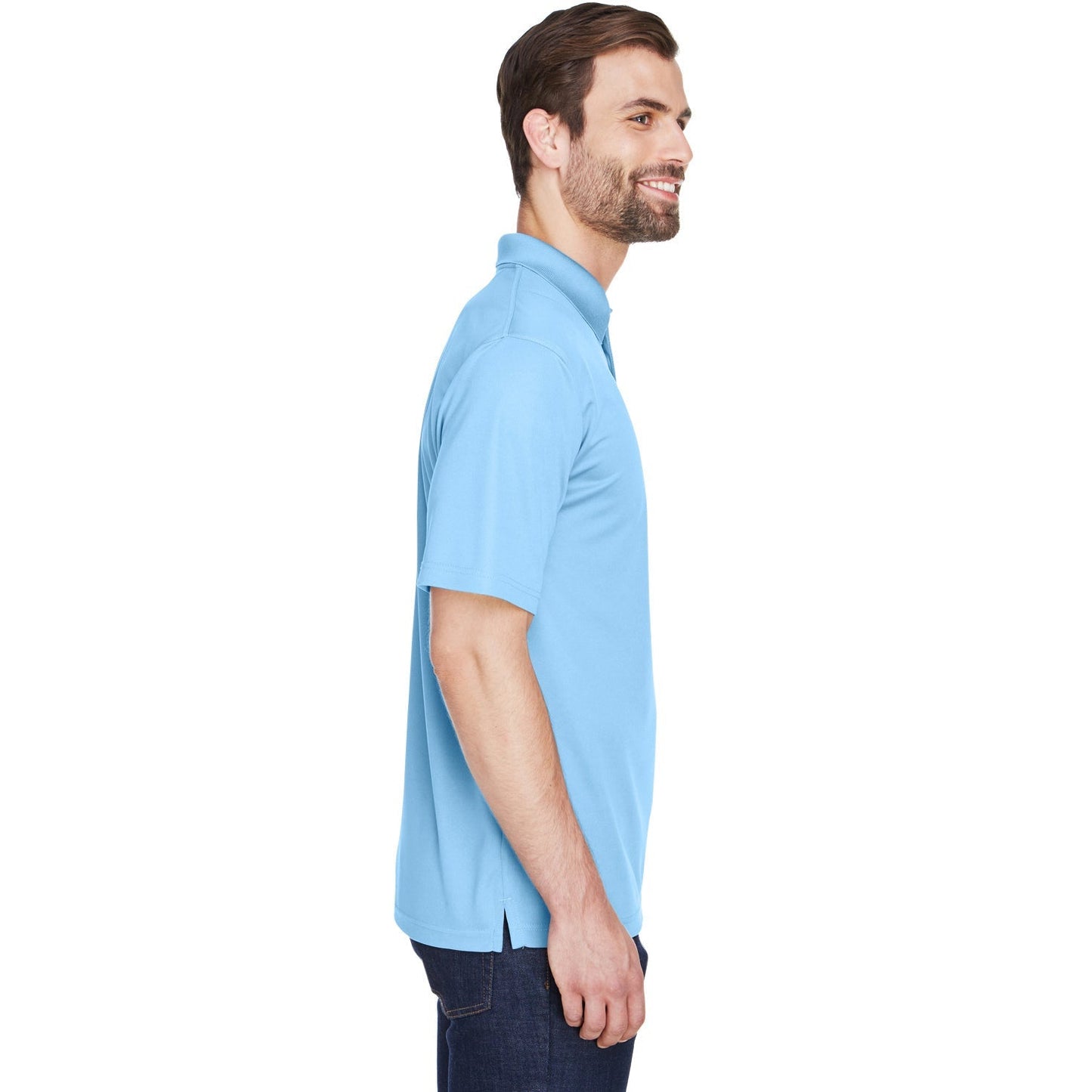 Black Polo Shirt - UltraClub - Cool Dry Mesh