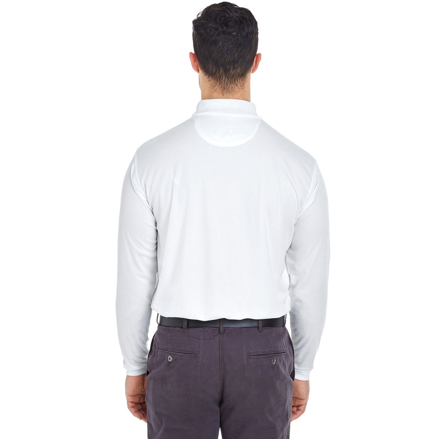 Black Polo Shirt - UltraClub - Moisture-Wicking
